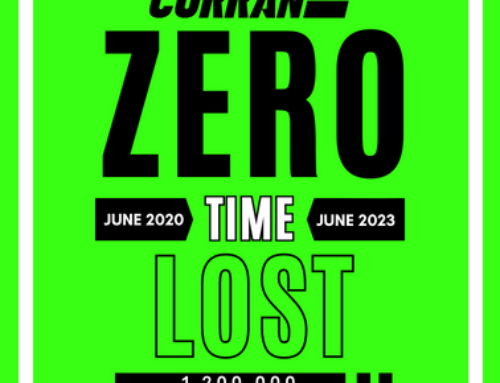 Curran Celebrates Zero Lost Time